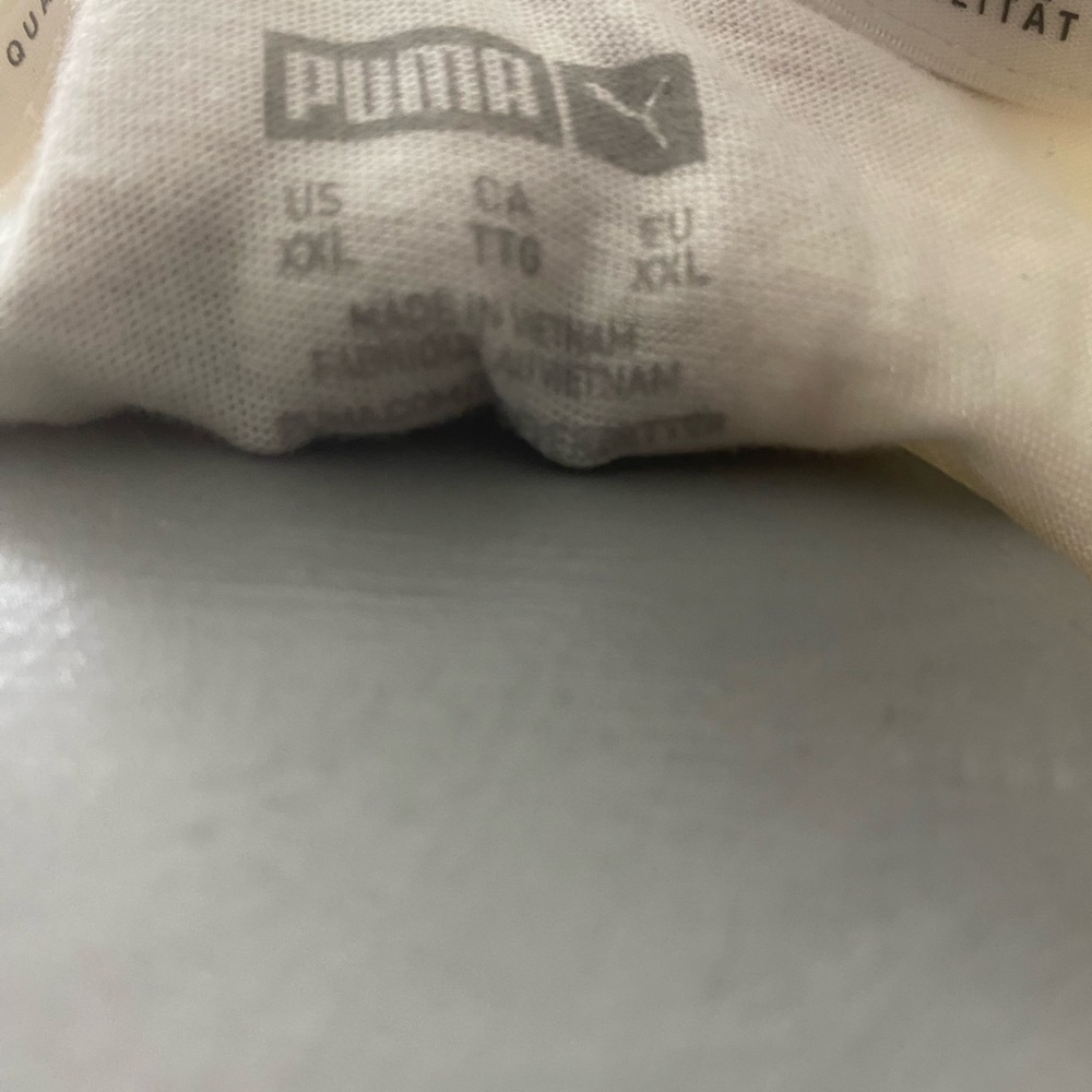 Puma White Tee with Multicolor Graphic - Picture 5 of 6